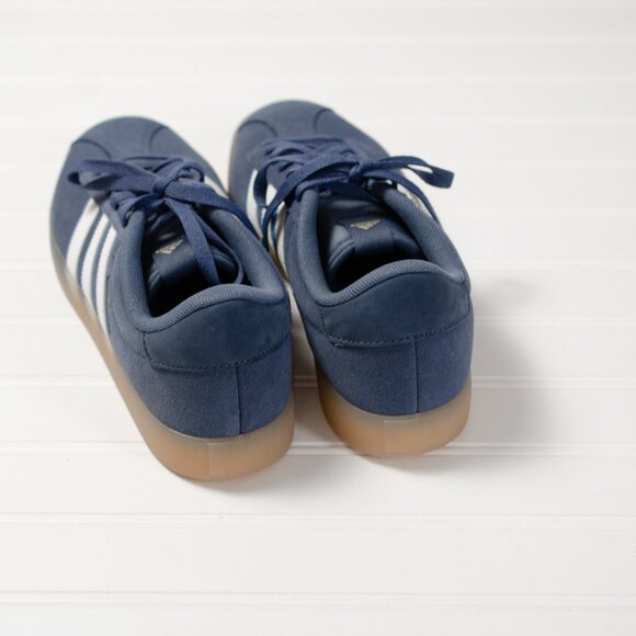 Adidas sneakers Navy Suede Leather athletic Streetwear Striped Shoes men’s